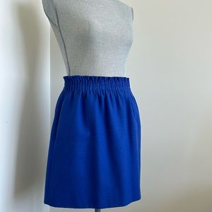 J. Crew Royal Blue Wool Skirt